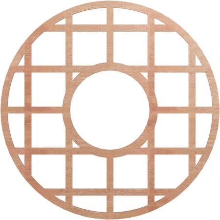 Ekena Millwork O'Neal Wood Fretwork Pierced Ceiling Medallion, Cherry, 38"OD x 13 3/4"ID x 3/8"T CMWP38X38X0375ONCH